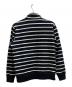 SUPREME (シュプリーム) Stripped Half Zip Sweat ブラック サイズ:S：10000円