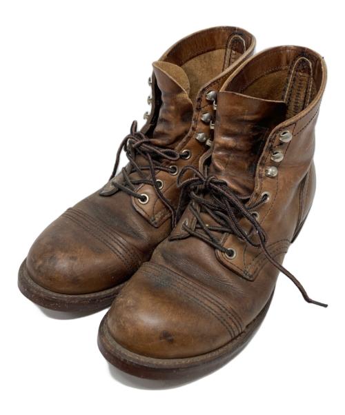 RED WING（レッドウィング）RED WING (レッドウィング) IRON RANGER/	8111 ブラウン サイズ:USA8/UK7/EUR41.0の古着・服飾アイテム