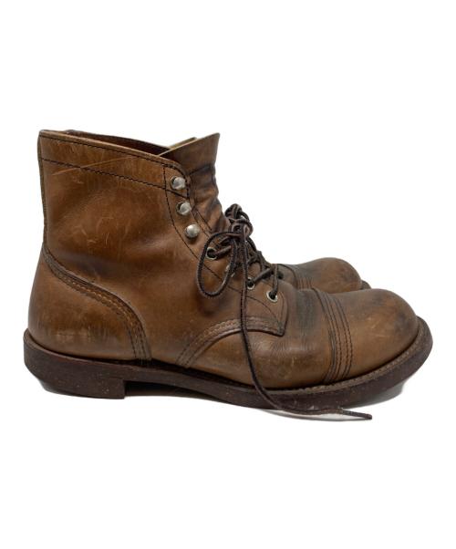 RED WING（レッドウィング）RED WING (レッドウィング) IRON RANGER/	8111 ブラウン サイズ:USA8/UK7/EUR41.0の古着・服飾アイテム