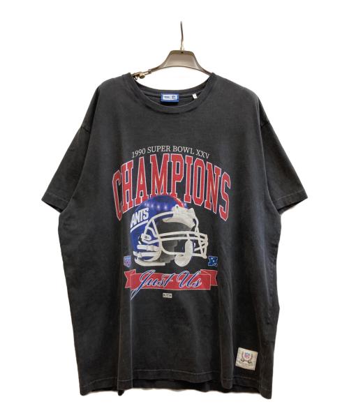 KITH（キス）KITH (キス) NFL Giants Superbowl Vintage Tee/KHM031621 ブラック サイズ:XXLの古着・服飾アイテム