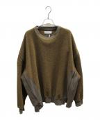 FACETASMファセッタズム）の古着「FLEECE ZIPPER SWEAT」｜ブラウン