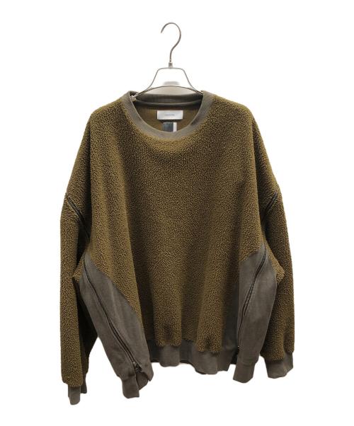 FACETASM（ファセッタズム）FACETASM (ファセッタズム) FLEECE ZIPPER SWEAT ブラウン サイズ:5の古着・服飾アイテム