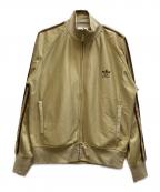 adidasアディダス）の古着「トラックジャケット」｜ベージュ