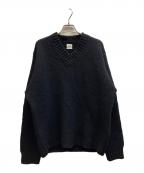 C.P COMPANYシーピーカンパニー）の古着「99AW Vネックニット/31185495」｜ブラック