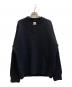 C.P COMPANY（シーピーカンパニー）の古着「99AW Vネックニット/31185495」｜ブラック