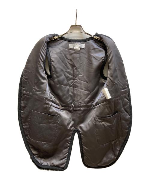 COMME des GARCONS COMME des GARCONS（コムデギャルソン コムデギャルソン）COMME des GARCONS COMME des GARCONS (コムデギャルソン コムデギャルソン) フェイクファーベスト ブラック サイズ:Sの古着・服飾アイテム