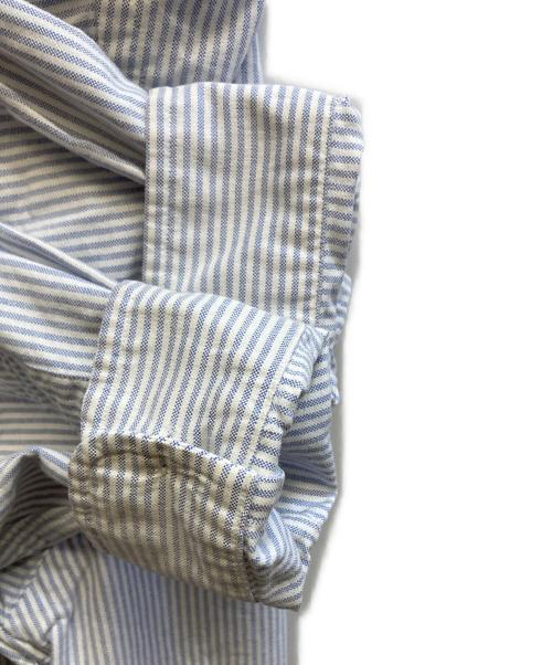 POLO RALPH LAUREN（ポロ・ラルフローレン）POLO RALPH LAUREN (ポロ・ラルフローレン) ストライプボタンダウンシャツ ブルー サイズ:Lの古着・服飾アイテム
