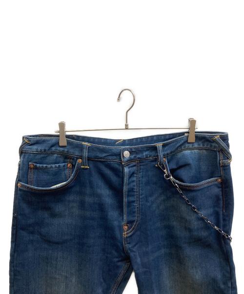 EVISU（エヴィス）EVISU (エヴィス) ナバホスタイルタペストリーカモメプリントポケットキャロットフィットジーンズ/2EAHTM4JE104617DN インディゴ サイズ:36×34の古着・服飾アイテム