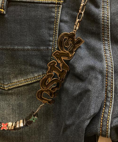 EVISU（エヴィス）EVISU (エヴィス) ナバホスタイルタペストリーカモメプリントポケットキャロットフィットジーンズ/2EAHTM4JE104617DN インディゴ サイズ:36×34の古着・服飾アイテム