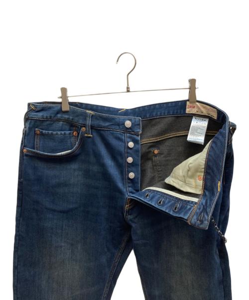 EVISU（エヴィス）EVISU (エヴィス) ナバホスタイルタペストリーカモメプリントポケットキャロットフィットジーンズ/2EAHTM4JE104617DN インディゴ サイズ:36×34の古着・服飾アイテム