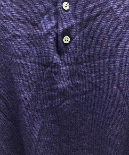 crepuscule（クレプスキュール）crepuscule (クレプスキュール) ポロニット / 2203-007 パープル サイズ:2の古着・服飾アイテム