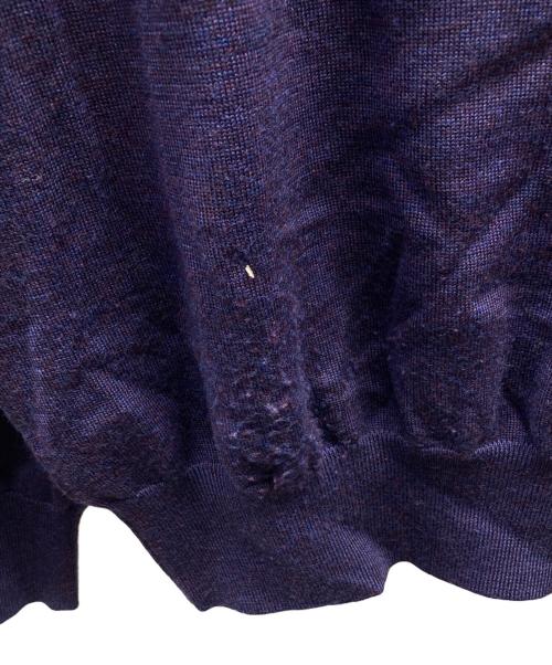 crepuscule（クレプスキュール）crepuscule (クレプスキュール) ポロニット / 2203-007 パープル サイズ:2の古着・服飾アイテム