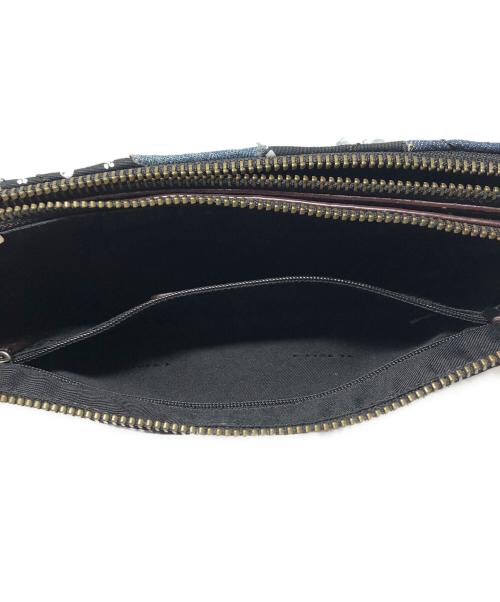 COACH（コーチ）COACH (コーチ) キャニオンデニムキルトショルダーバッグ/37790 インディゴ サイズ:-の古着・服飾アイテム