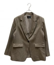 23区（ニジュウサンク）の古着「ウールライクカルゼテーラードジャケット/JKWWGW0402」｜ベージュ