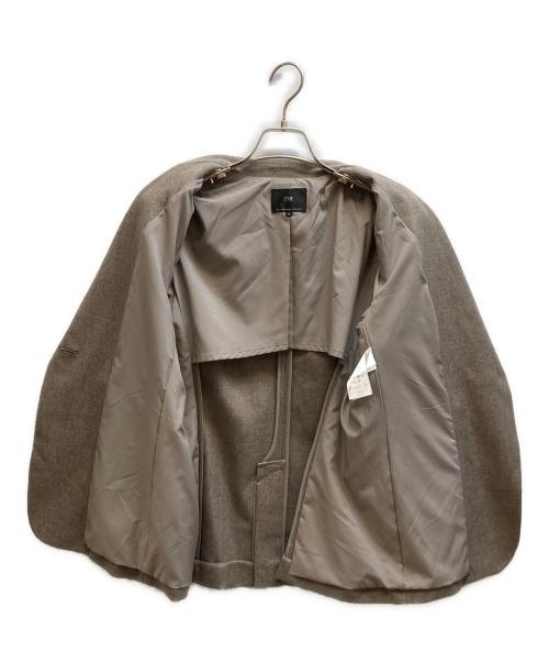 23区（ニジュウサンク）23区 (ニジュウサンク) ウールライクカルゼテーラードジャケット/JKWWGW0402 ベージュ サイズ:46の古着・服飾アイテム