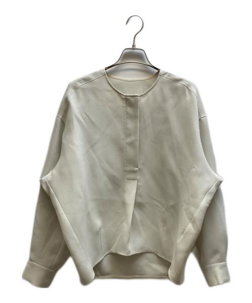 FRAMeWORK（フレームワーク）FRAMeWORK (フレームワーク) ライトダブルクロスコクーンブラウス/26051220725010 ベージュ サイズ:-の古着・服飾アイテム