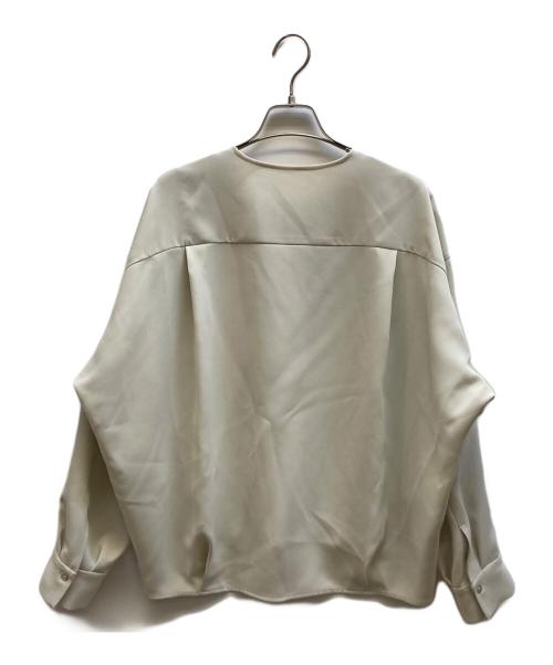 FRAMeWORK（フレームワーク）FRAMeWORK (フレームワーク) ライトダブルクロスコクーンブラウス/26051220725010 ベージュ サイズ:-の古着・服飾アイテム