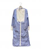 UNITED ARROWSユナイテッドアローズ）の古着「トーマスメイソンシャツワンピース/1526-215-3859」｜ブルー