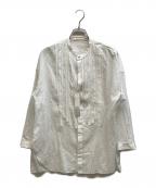 GALERIE VIEギャルリーヴィー）の古着「インドコットンブザムシャツ/23015101212」｜ホワイト