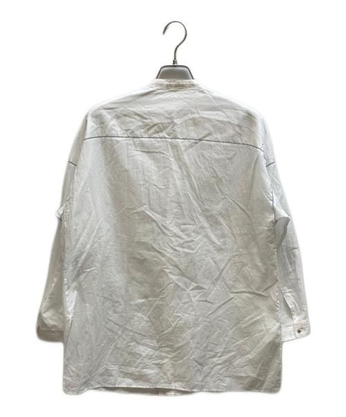 GALERIE VIE（ギャルリーヴィー）GALERIE VIE (ギャルリーヴィー) インドコットンブザムシャツ/23015101212 ホワイト サイズ:F 未使用品の古着・服飾アイテム