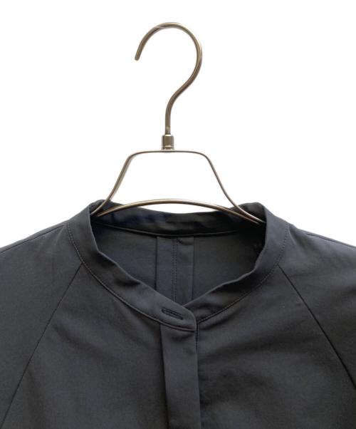 icB（アイシービー）icB (アイシービー) ヴィンテージスパンブロードバンドカラー長袖ブラウス/BLCYCW0417 グレー サイズ:4(9)の古着・服飾アイテム