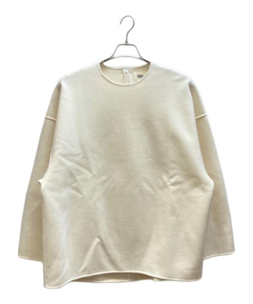 HR（エイチアール）HR (エイチアール) メルトンリバープルオーバー / 7054710 ベージュ サイズ:Freeの古着・服飾アイテム