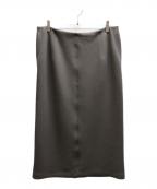 BEARDSLEYビアズリー）の古着「ダンボールタイトスカート/BEZ1052601A0003」｜グリーン