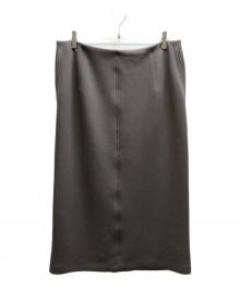 BEARDSLEY（ビアズリー）の古着「ダンボールタイトスカート/BEZ1052601A0003」｜グリーン