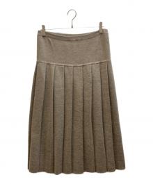 Lauren Manoogian（ローレン マヌージアン）の古着「Lauren Manoogian プリーツスカート / 27152415003」｜ベージュ