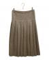 Lauren Manoogian（ローレン マヌージアン）の古着「Lauren Manoogian プリーツスカート / 27152415003」｜ベージュ