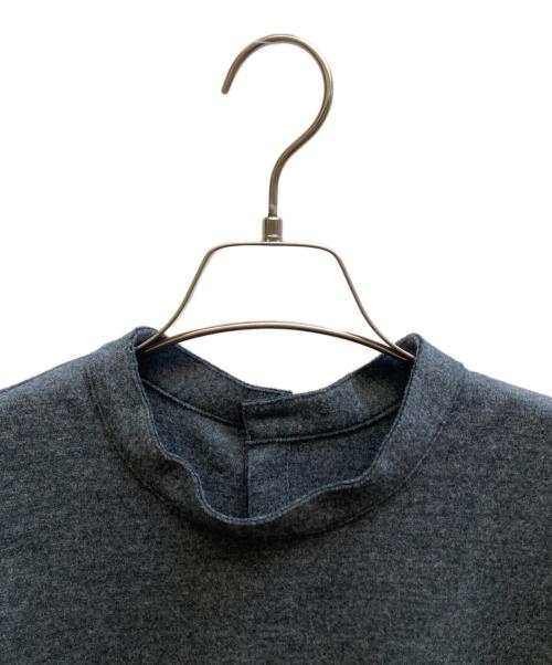 GALERIE VIE（ギャルリーヴィー）GALERIE VIE (ギャルリーヴィー) ウールミルドスムースバックオープンシャツ/23035403101 グレー サイズ:Fの古着・服飾アイテム