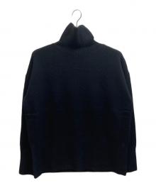 ADAWAS（アダワス）の古着「CASHMERE-BLEND HIGH-NECK / ADWS-501-39」｜ブラック