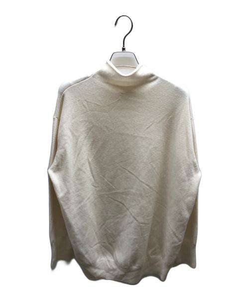 R（アール）R (アール) ウールカシミヤ ロールネックニット ベージュ サイズ:38の古着・服飾アイテム