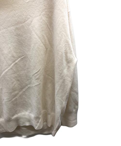 R（アール）R (アール) ウールカシミヤ ロールネックニット ベージュ サイズ:38の古着・服飾アイテム