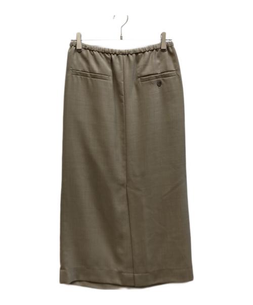 ebure（エブール）EBURE (エブール) ドライビエライージーロングスカート/4210500066 ベージュ サイズ:40の古着・服飾アイテム