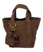 YA GOOD IDEAS GOOD NEWS BIG&MINIトートヤァグッドアイディアズ）の古着「ハンドバッグ」｜ブラウン