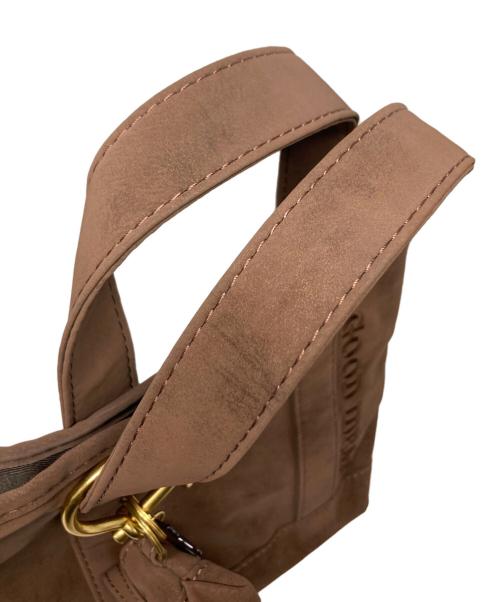 YA GOOD IDEAS GOOD NEWS BIG&MINIトート（ヤァグッドアイディアズ）YA GOOD IDEAS GOOD NEWS BIG&MINIトート (ヤァグッドアイディアズ) ハンドバッグ ブラウン サイズ:-の古着・服飾アイテム