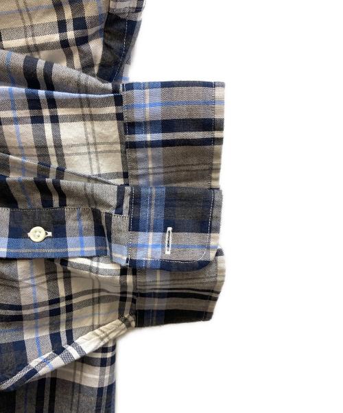 RALPH LAUREN（ラルフローレン）RALPH LAUREN (ラルフローレン) ボタンダウンチェックシャツ グレー×ブルー サイズ:L 未使用品の古着・服飾アイテム