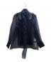 Loulou Willoughby（ルルウィルビー）の古着「シルキーリボンブラウス」｜ネイビー