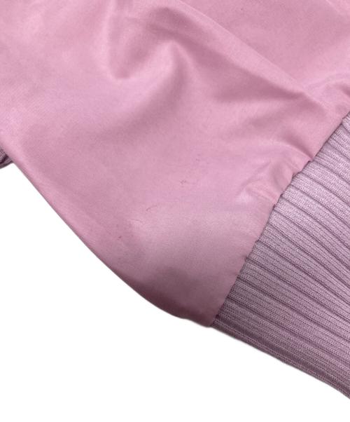 M'S GRACY（エムズグレイシー）M'S GRACY (エムズグレイシー) ニット切替ブラウス ピンク サイズ:38の古着・服飾アイテム