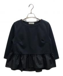 CELFORD（セルフォード）の古着「ペプラムカットソー」｜ネイビー