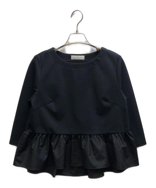 CELFORD（セルフォード）CELFORD (セルフォード) ペプラムカットソー ネイビー サイズ:38の古着・服飾アイテム