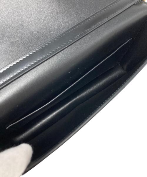 CELINE（セリーヌ）CELINE (セリーヌ) トリオンフフラップマルチポシェット ブラックの古着・服飾アイテム