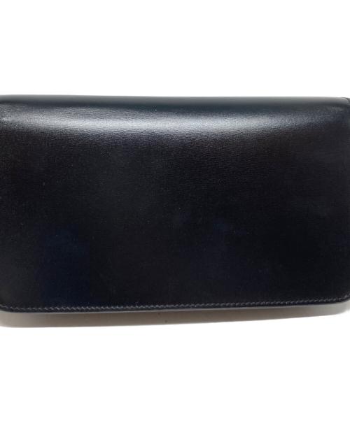 CELINE（セリーヌ）CELINE (セリーヌ) トリオンフフラップマルチポシェット ブラックの古着・服飾アイテム