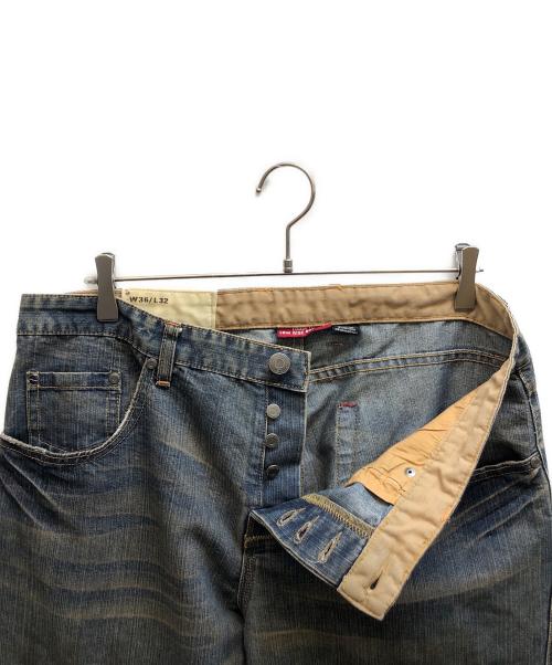 OAKLEY（オークリー）OAKLEY (オークリー) 00'sデザインブーツカットデニムパンツ インディゴ サイズ:W36/L31の古着・服飾アイテム