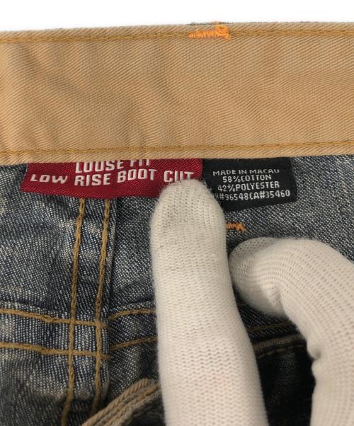 OAKLEY（オークリー）OAKLEY (オークリー) 00'sデザインブーツカットデニムパンツ インディゴ サイズ:W36/L31の古着・服飾アイテム