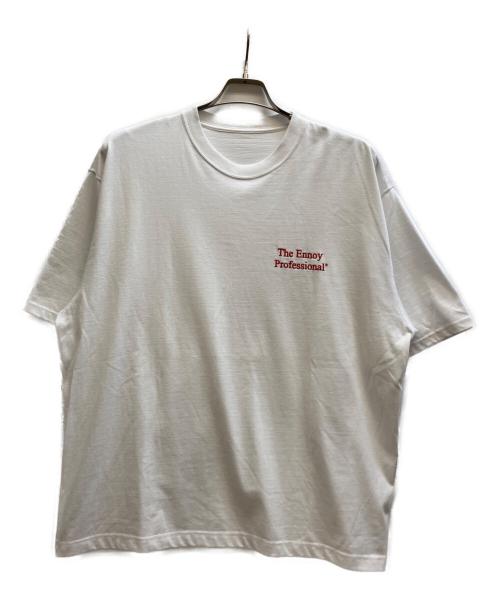 The Ennoy Professional（ザ エンノイ プロフェッショナル）THE ENNOY PROFESSIONAL (ザ エンノイ プロフェッショナル) ロゴTシャツ/SS24BRENCT04NTL ホワイト サイズ:Lの古着・服飾アイテム