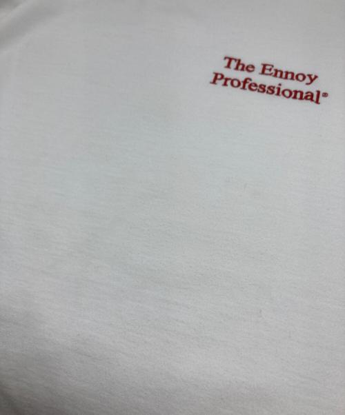The Ennoy Professional（ザ エンノイ プロフェッショナル）THE ENNOY PROFESSIONAL (ザ エンノイ プロフェッショナル) ロゴTシャツ/SS24BRENCT04NTL ホワイト サイズ:Lの古着・服飾アイテム