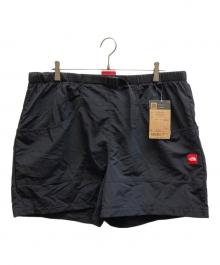 THE NORTH FACE（ザ ノース フェイス）の古着「レッドボックス ナイロンベルテットショーツ」｜ブラック