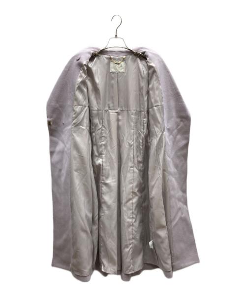 Noela（ノエラ）Noela (ノエラ) カラーバックプリーツウールトレンチコート / 5364501 パープル サイズ:Sの古着・服飾アイテム